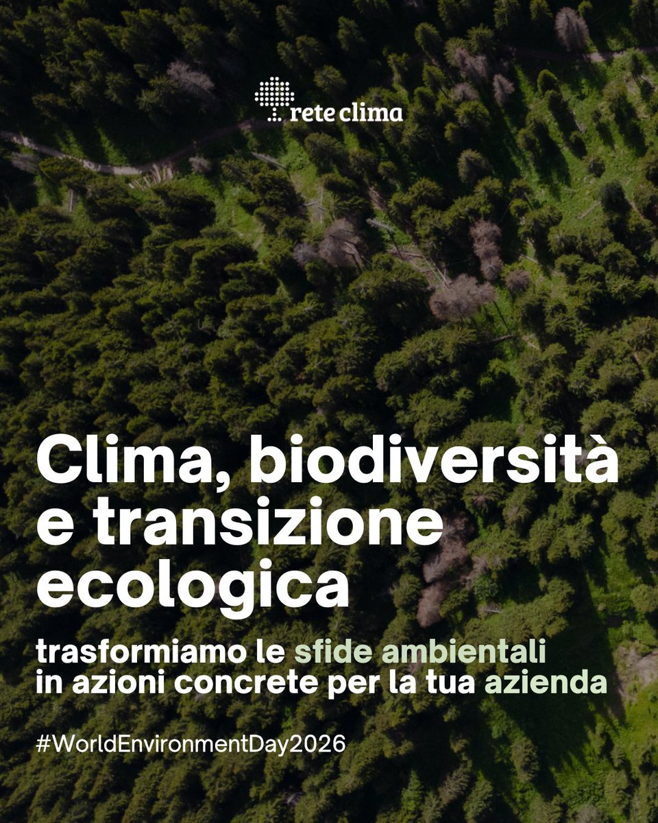 ReteClima's tweet photo. Oggi è il #WorldEnvironmentDay. Clima, #biodiversità e risorse naturali richiedono azioni concrete. Scopri come contribuire alla transizione ecologica: https://t.co/YKtvKJE72f 🌍 https://t.co/ZB6E43FXPa