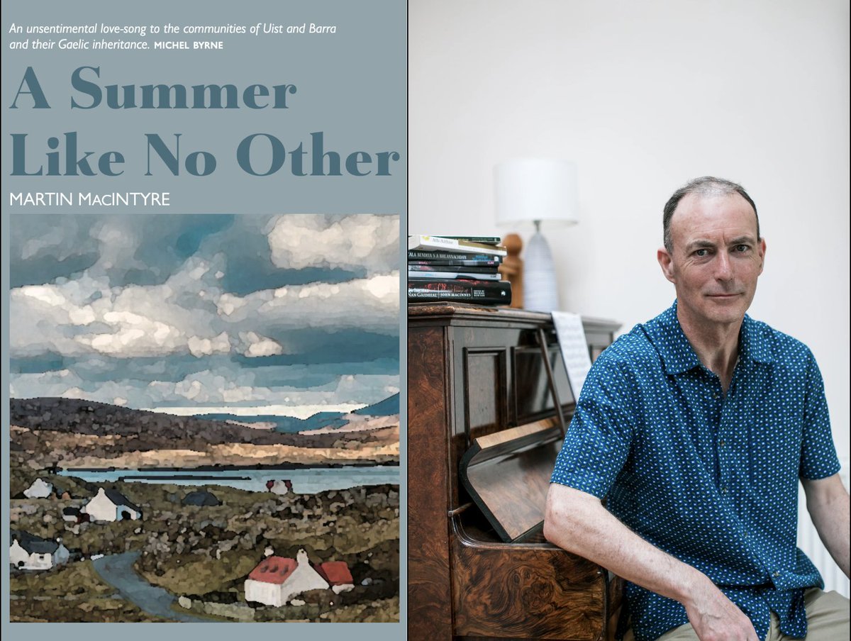 ScotsWhayHae's tweet photo. 🎙️📚💕 The latest @ScotsWhayHae podcast is an interview with writer &amp; poet Martin MacIntyre to talk about his novel 'A Summer Like No Other' which is published by @LuathPress.

For full details, including all the ways to listen, click here...
👉 https://t.co/AKDpSGMvIO https://t.co/jqGsRmCbP1