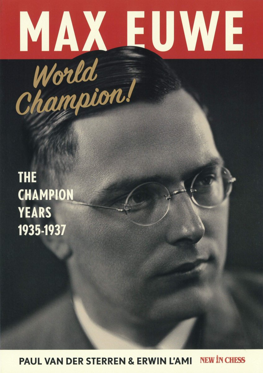 euroschach's tweet photo. Max Euwes "Champion's Years 1935 - 1937" 😃♟️ werden im neuen Buch von Erwin L'Ami und Paul van der Sterren beleuchtet: https://t.co/cWm3ZJiAnn

Neu bei Euro Schach in Dresden!👋 #schach #chess #ajedrez #weltmeister #euwe https://t.co/ZjQjdF77mQ