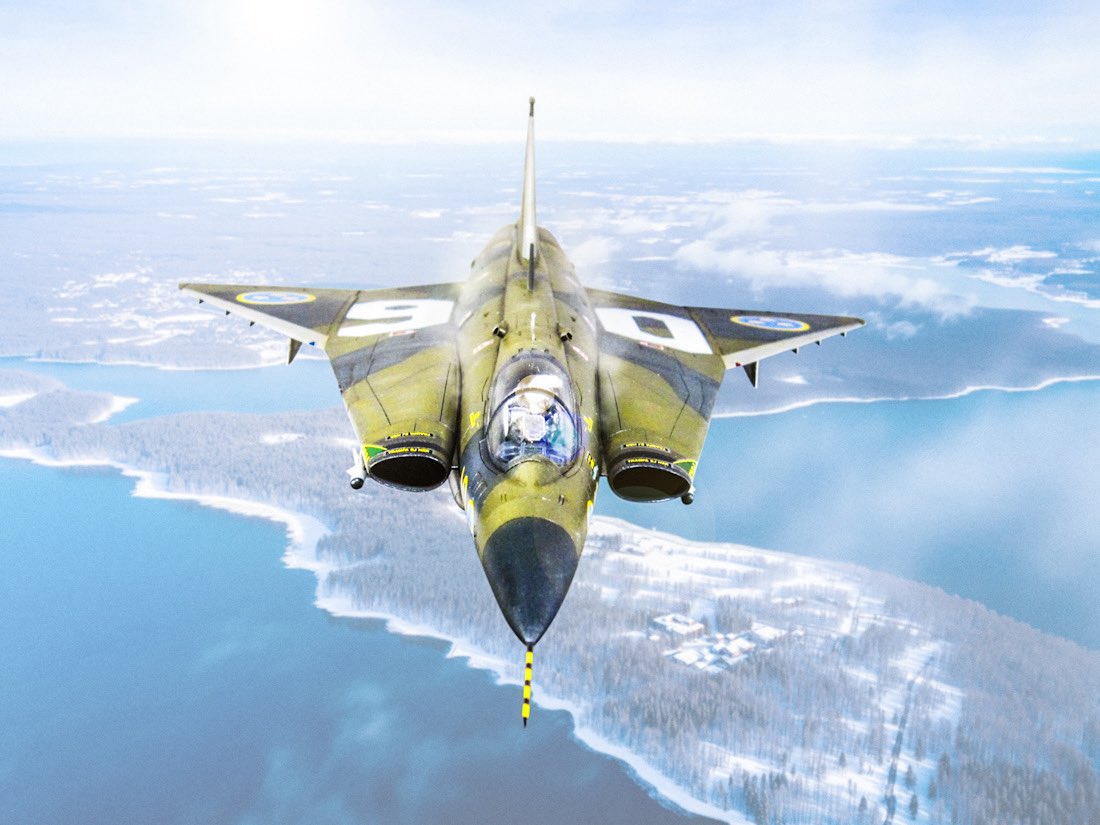 masanobu7110's tweet photo. #合成画像 071
ハセガワ 1/48 J35 ドラケン 🇸🇪
真正面から見るととても勇ましい!
#CompositeImage
Hasegawa 1/48 J35 Draken 🇸🇪
It looks very impressive when viewed from directly in front! https://t.co/UTmInDg4jM