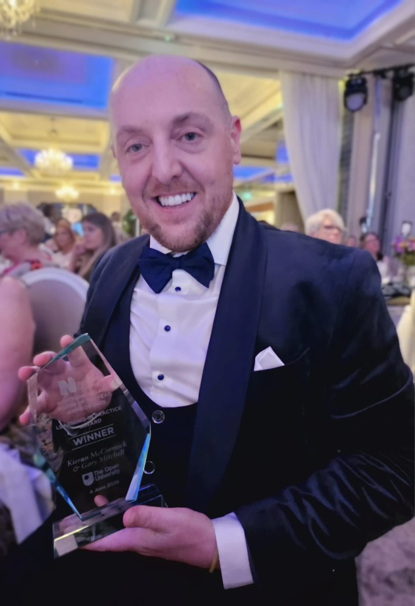 Kieranpmccormic's tweet photo. WOW WOW WOW 🤩 what a truly unbelievable night at the RCN Nurse of the Year Awards 2026! Truly humbled to have won this award alongside a truly great friend and colleague @GaryMitchellRN. Thank you SO much @EHendersonRN for the nomination and to all our colleagues and students @QUBSONM who have supported us! 🥰 #proud #nursing #futurenurses #leadership #success