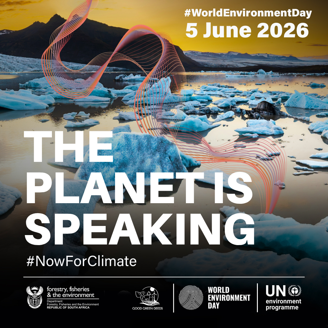 environmentza's tweet photo. Through rising temperatures, melting glaciers, changing weather patterns, and the ecosystems that sustain life, The Planet is speaking and the message is clear: climate action cannot wait.

This 𝗪𝗼𝗿𝗹𝗱 𝗘𝗻𝘃𝗶𝗿𝗼𝗻𝗺𝗲𝗻𝘁 𝗗𝗮𝘆 , let us renew our commitment to protecting our environment, reducing our impact, and building a more resilient future for generations to come. Every action, no matter how small, contributes to a healthier planet.

Together, we can turn awareness into action and challenges into solutions.

𝗧𝗵𝗲 𝗣𝗹𝗮𝗻𝗲𝘁 𝗜𝘀 𝗦𝗽𝗲𝗮𝗸𝗶𝗻𝗴. 𝗔𝗿𝗲 𝗪𝗲 𝗟𝗶𝘀𝘁𝗲𝗻𝗶𝗻𝗴?

#WorldEnvironmentDay #EnvironmentMonth #BeatPlasticPollution #WorldOceansDay #CombatDesertification #ClimateAction #ProtectOurEnvironment