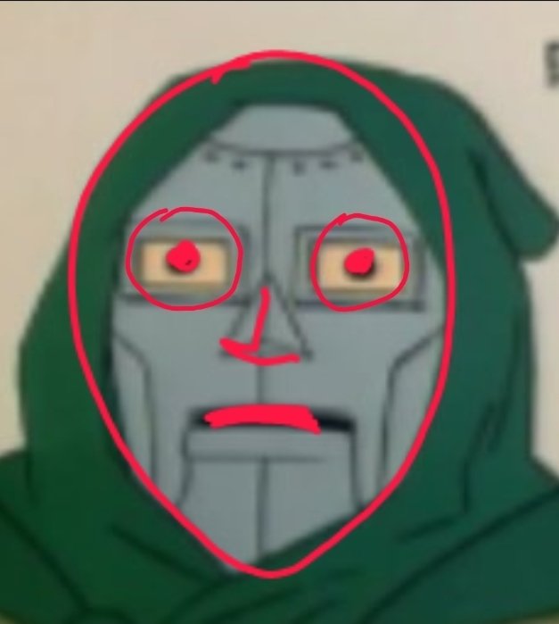 COSMIC_THWIPS's tweet photo. | 𝐂𝐥𝐨𝐮𝐝𝐛𝐞𝐫𝐫𝐲 |

I love these old cartoons of masked characters like Dr Doom and Iron Man because it's ambiguous whether or not that's just the pupil or the whole eyeball. Like does he have some BIG ASS PEEPERS under there?? Or beady little black Funko Pop eyes? https://t.co/mle9KpT7im
