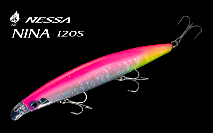 Shimano_Fishing's tweet photo. 「ニーナ 120S」が登場！

サーフシャローを制する、かっ飛びリップレスミノー
https://t.co/D8UiaUcl2X

#シマノ #シマノ新製品 https://t.co/brN8y5qLjk