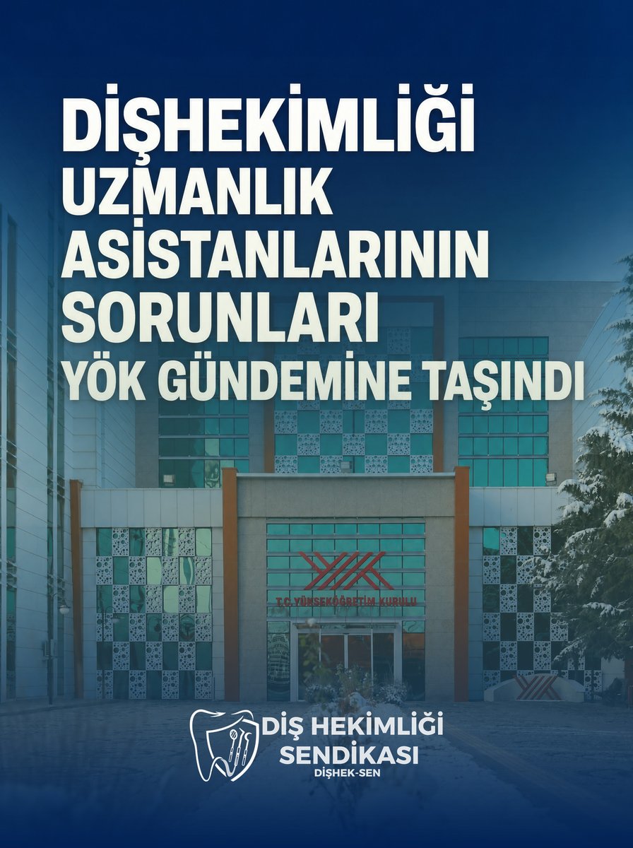 Diş Hekimliği Sendikası (Dişhek-Sen) tweet media