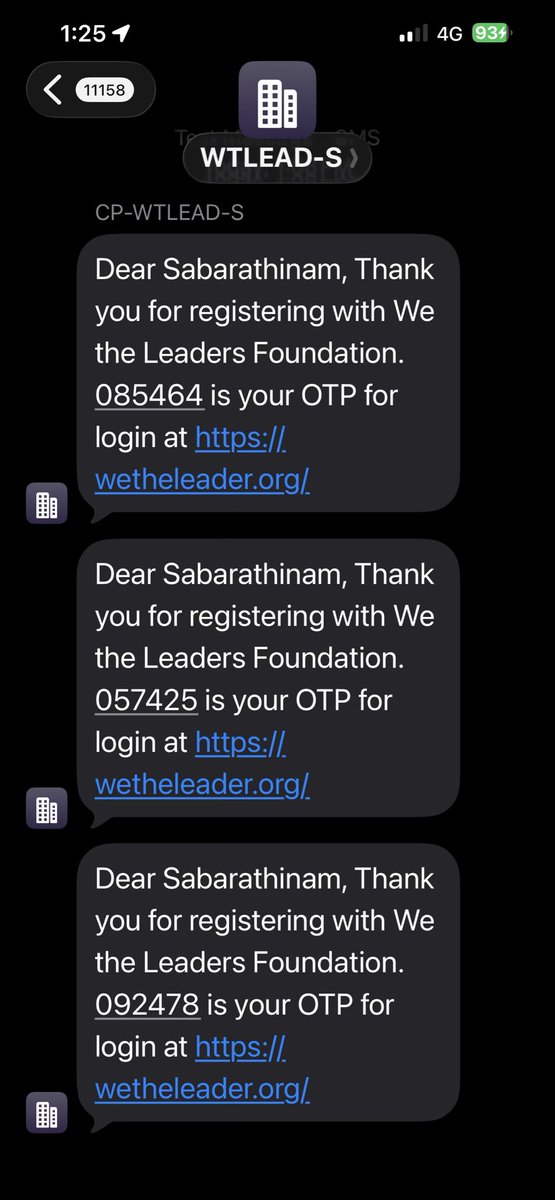 Mayavi_'s tweet photo. இப்படித்தான் நம்பரே கொடுக்காதவனுக்கு ஓடிபி அனுப்பி இணைத்திருக்கிறார்கள். https://t.co/DV7RuFdDl7