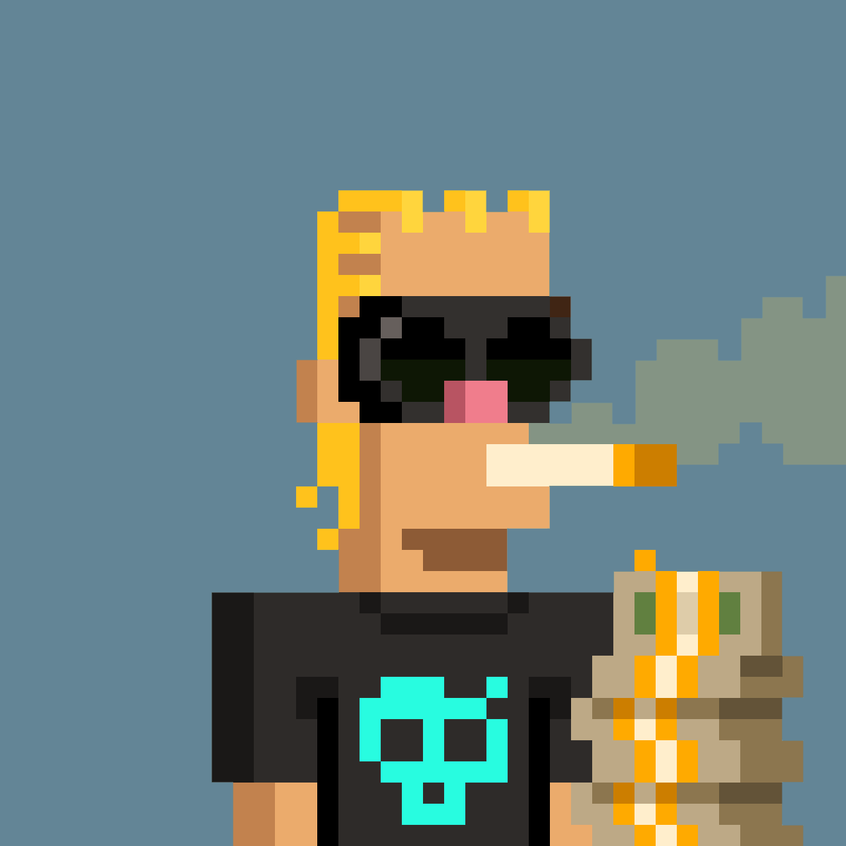 CypherPunksArt's tweet photo. Are we all doomed? 💀 https://t.co/R8b5tHeQmy