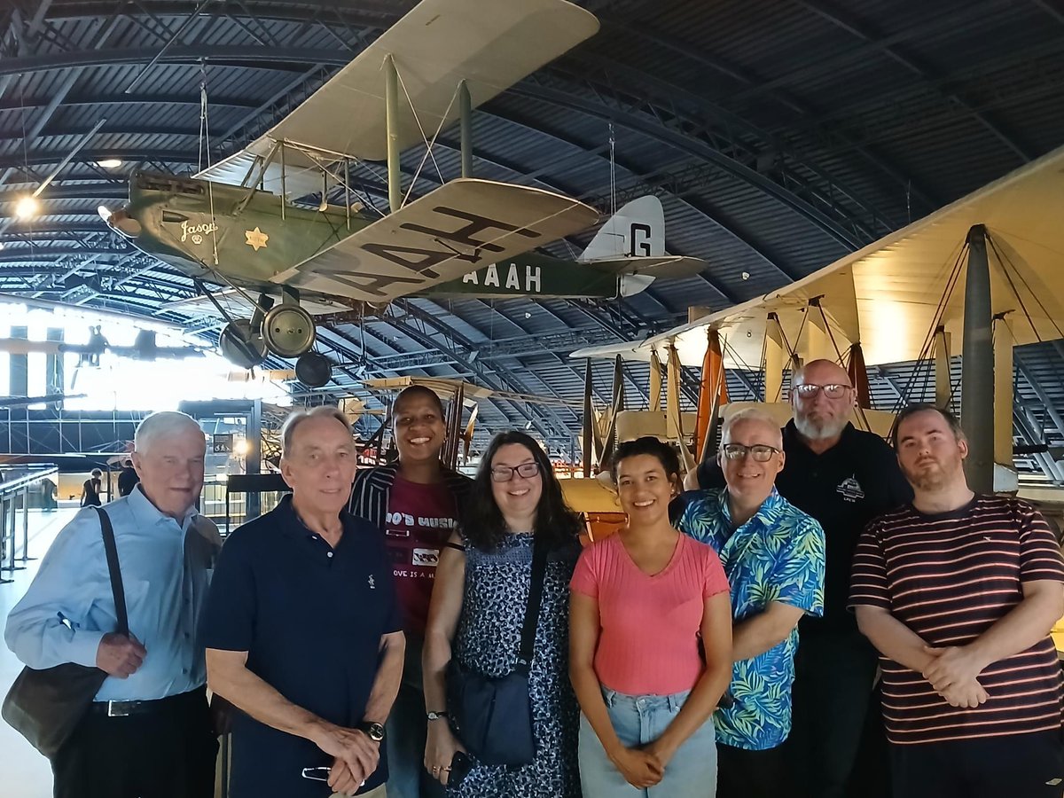 CroydonAirport's tweet photo. Our volunteers recently visited the Science Museum to see Amy Johnson's Gipsy Moth, Jason! Come and make your own Jason this Sunday at our next Open Day: https://t.co/abviNuycbG https://t.co/qUFUAXJPPm