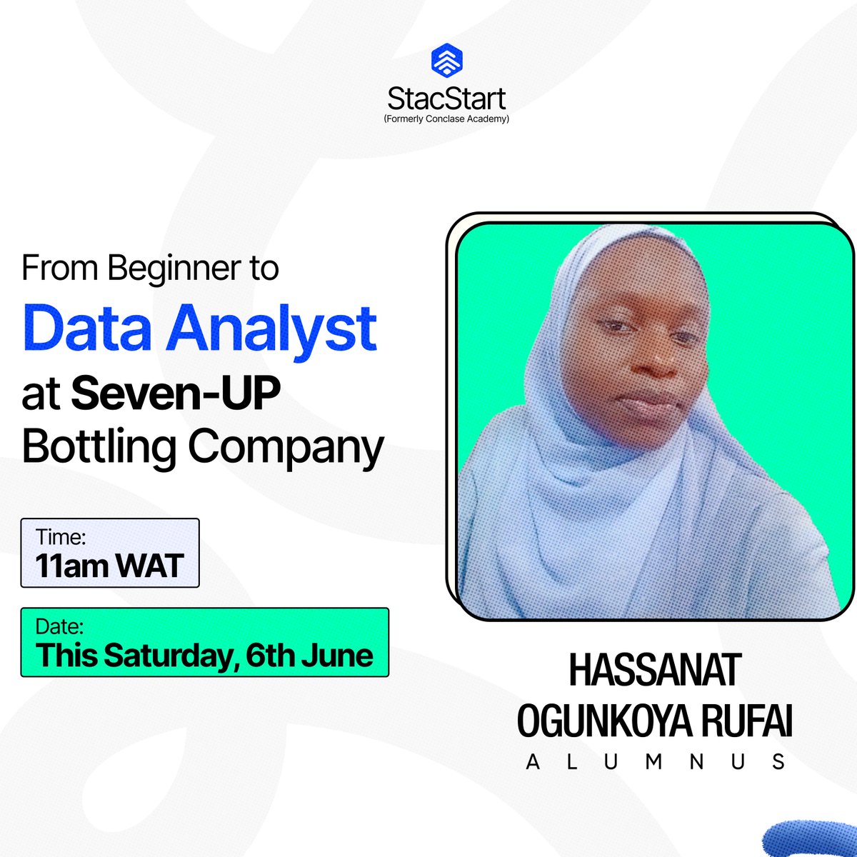 Ola_adesakin's tweet photo. Hassant was a complete beginner. No coding experience. Just a strong desire for a change and the courage to take the first step.

This Saturday, I’m hosting a virtual conversation with her, as a graduate @stacstart who is thriving in her tech role at SBC

Save your seat today