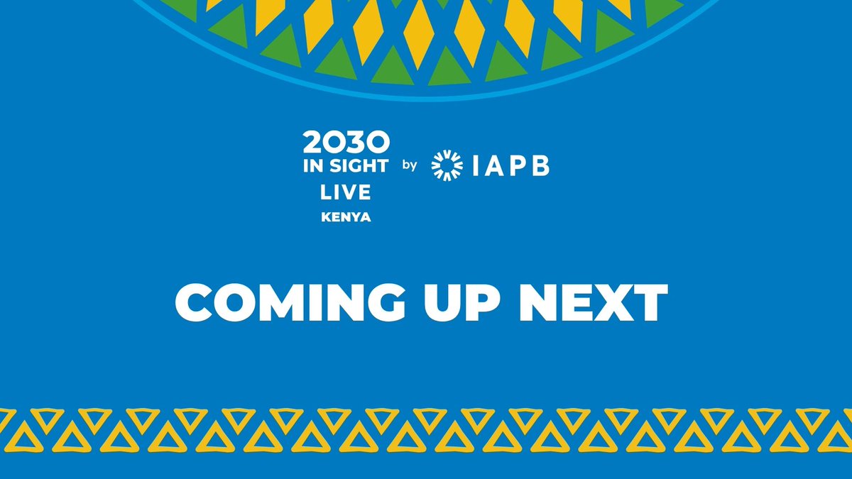 IAPB1's tweet photo. Insights from the @BloombergDotOrg Vision Initiative! 
With Moderator: @OliBarrett, Speakers include: Adrienne Pizatella, Stuart Keel, Jude Stern, Charles Mugendi Opiyo, Jaimie Steinmetz, Kelly Larson and more.

Join online https://t.co/Fq1e1RV78K  
 
#2030InSight #UniteforImpact https://t.co/wCFAmApx6X