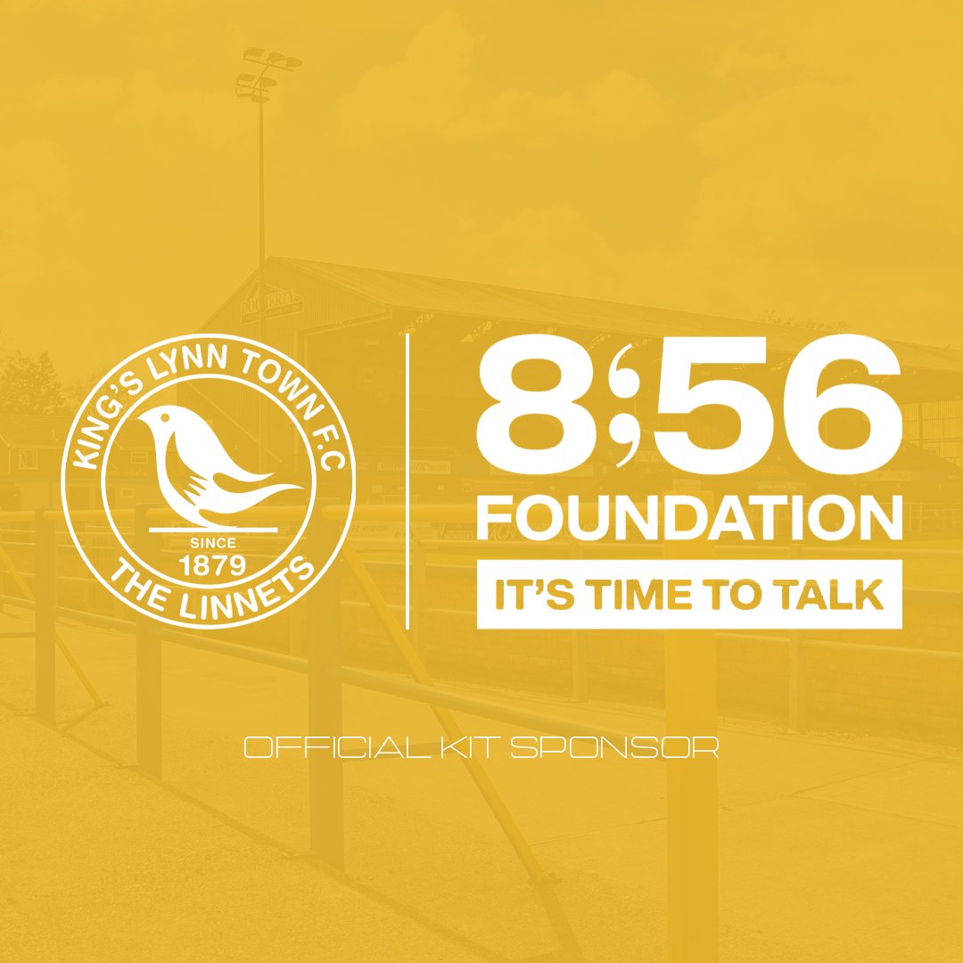 856Foundation's tweet photo. 8:56 x @officialkltownfc x WWSA

This means so much to us all at the 8:56 Foundation.

The Walks and The Linnets were everything to Lee. 

They’re the reason behind the name 8:56 — a place he loved, a place full of memories, a place that meant so much to him - The Captain 

To now see the Foundation carried on the front of the home shirt… it’s hard to put into words. It’s pride and emotion in equal measures.

A huge thank you to Tony and Karen Stevens at WWSA, who have donated the entire front‑of‑shirt to the 8:56 Foundation to help elevate men’s mental health across our community

Karen said: “We are delighted to become the main home shirt sponsor this year and to donate that sponsorship to the 8:56 Foundation… supporting people and making a positive difference in our community.”

Tony added: “Football has a unique ability to bring people together and start conversations. We’re incredibly proud to help showcase the 8:56 Foundation on such a visible platform.”

KLFC CEO and Captain  Mike Clunan commented

“This support helps us reach more people, start more conversations, and provide more help to those who need it.”

And that matters — because we lose the equivalent of a full football team every single day to suicide in England and Wales.

And during the 90 minutes it takes to play a match, one man will die by suicide.

The smallest of conversations can be the difference.

We (obviously) think the shirts look brilliant and we hope you, the supporters will do too and  wear them with pride if you buy one!

The Shirts will be available to pre‑order from noon, 5 June at https://t.co/Fga3d1AQIV and you will.

#ItsTimeToTalk