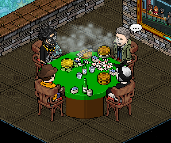 vrayhb's tweet photo. Aquí discutiendo si vale la pena o no matarse la vida por las placas en habbo, absolutamente SI https://t.co/AOjOA8PCOr