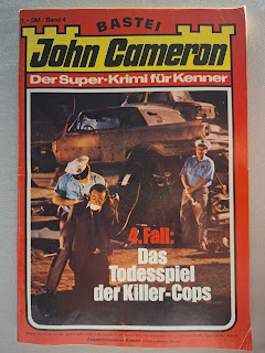 DerErnstFall's tweet photo. Die Serie John Cameron lief von 1973-1978 und brachte es auf 138 Bände. Held der Geschichte ist John Cameron, ein schwerreicher Industrieller, der sein Geld nutzt, um als Hobby Gangster zu jagen.

https://t.co/guTftJg7nK https://t.co/KBktGJPUA5