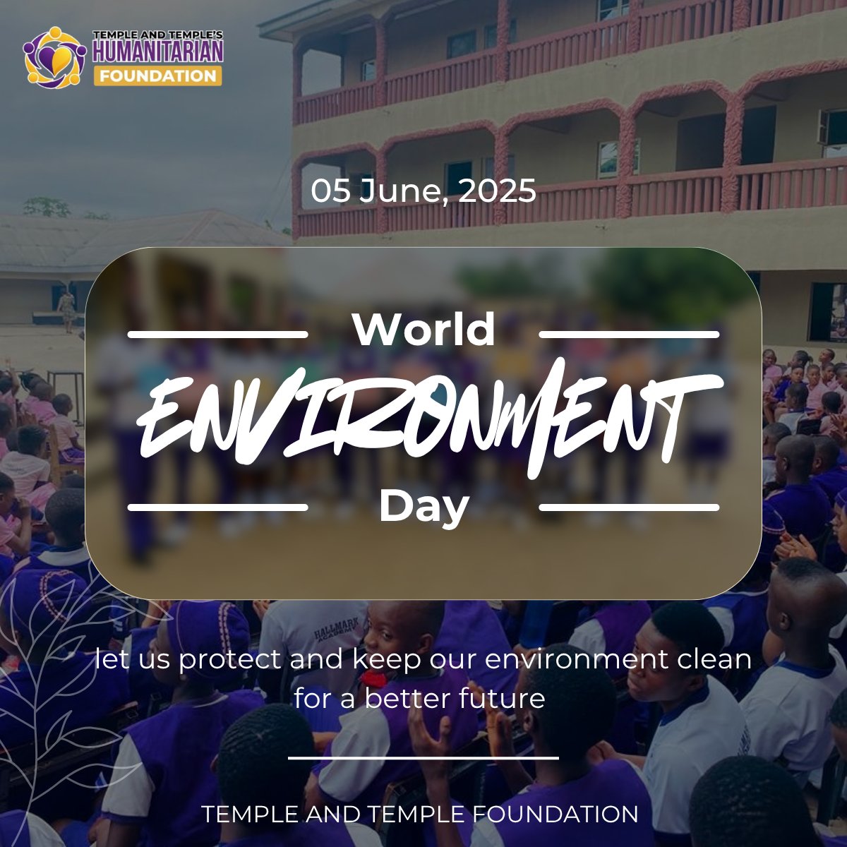 tthfoundations's tweet photo. World Environment Day.
Join us in building a greener, healthier future. One action, one girl at a time.
#BeatPlasticPollution #WomenForClimate #GirlsForThePlanett #EnvironmentalAwareness #TTHFImpac https://t.co/VrBGbwkvik