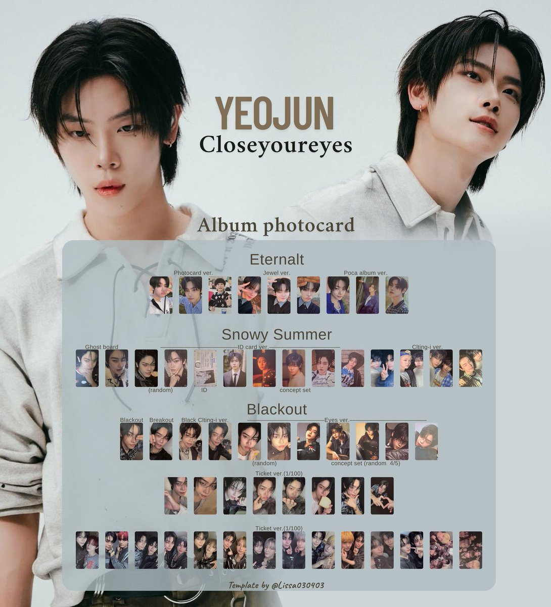 Lissa030403's tweet photo. CLOSEYOUREYES
Album photocard 
Template 
Eternalt Snowy Summer Blackout 
#CLOSEYOUREYES #ETERNALT #SNOWYSUMMER #BLACKOUT #JEONMINWOOK 
#MAJINGXIANG #JANGYEOJUN #KIMSUNGMIN 
#클로즈유어아이즈 https://t.co/05VdiGDNtG