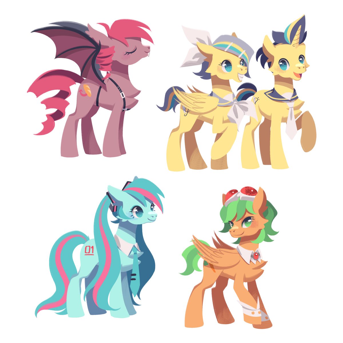 D_H_Giang's tweet photo. Vocaloid ponies!!! 🎶🎼🎵🐴

Who should I draw next…

#vocaloid #mlp #重音テト #初音ミク #鏡音リンレン #GUMI https://t.co/5AEpatdES7