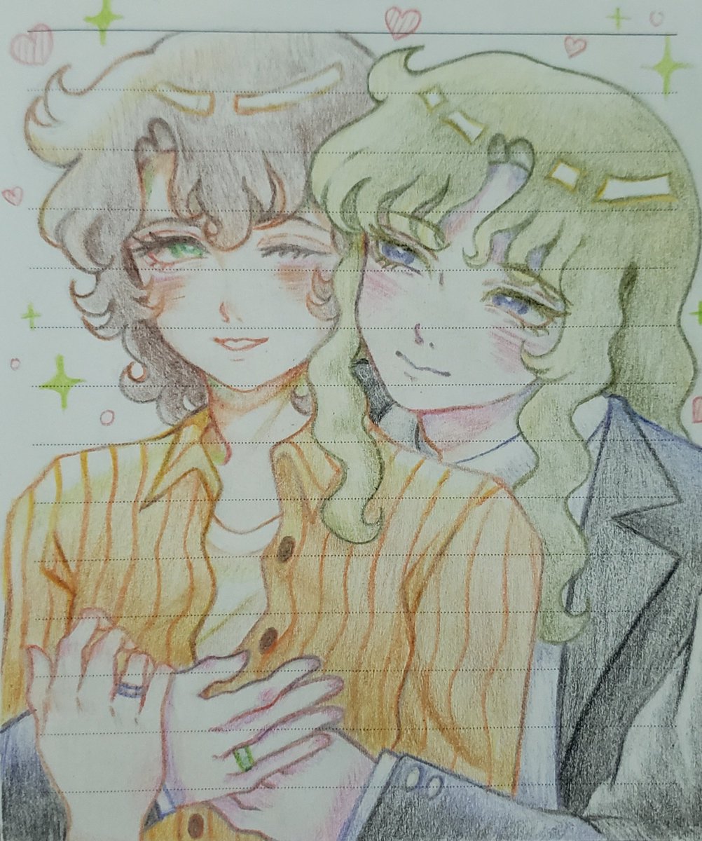 killi_touran999's tweet photo. I tried color pencils (and fail btw).
Don't ask me why i used different palette for them, idk ether 😅
#おにいさまへ  
#Kaorei
#oniisamae https://t.co/R1ZysCVMAJ