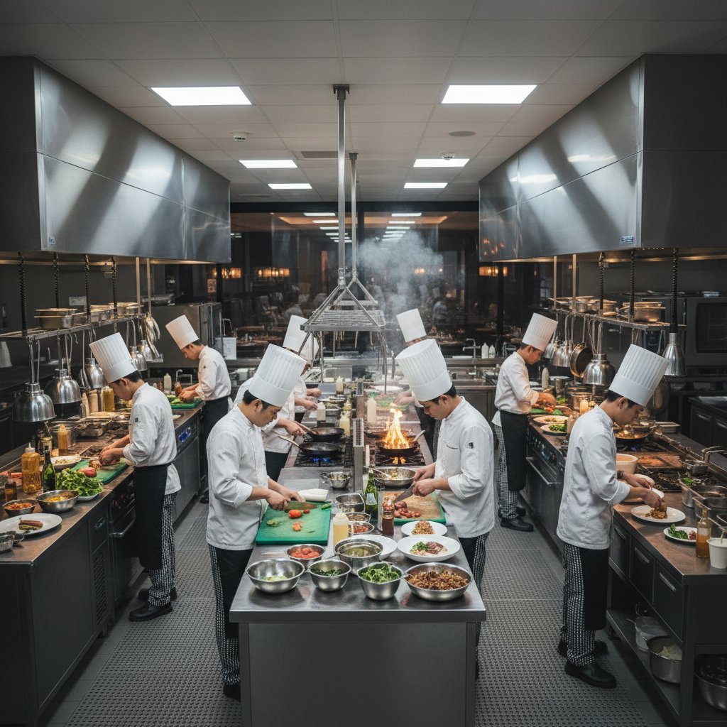 DeliciousssR's tweet photo. Ever wondered what goes on behind the scenes in a professional kitchen? Let’s take a closer look! 🍳✨

#chefslife #kitchenvibes #culinaryart #foodie #behindthescenes #cooking #chefsatwork https://t.co/I8JHkXvDQi