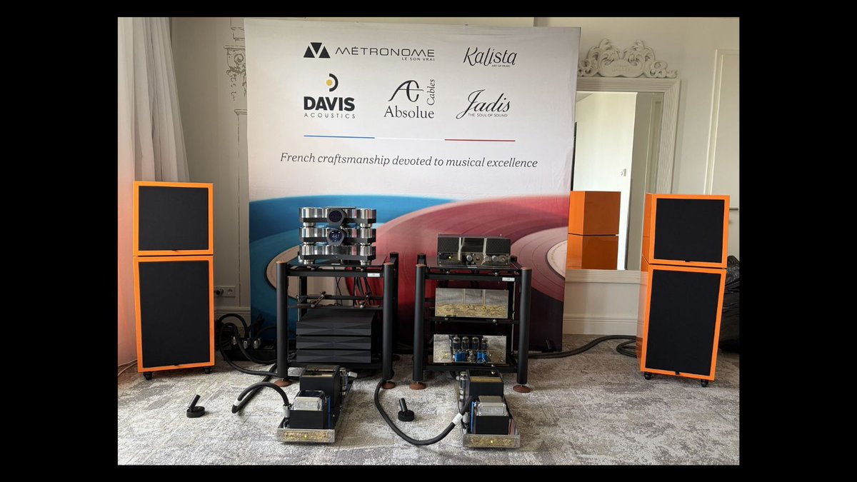 AcousticsDavis's tweet photo. #davisacoustics #renoirevolution #madeinfrance #highendvienna 

Nous sommes prêts !!! https://t.co/auriiJ6ILR