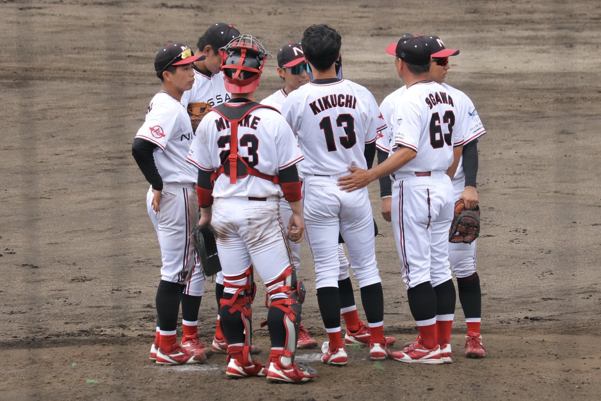 NMKbaseball's tweet photo. ⚾️試合結果⚾️
都市対抗九州予選第二代表決定トーナメント
3回戦
🗓️6月5日（金）
🆚宮崎梅田学園
🏟️リブワーク藤崎台球場

日産自動車九州
０００｜０００｜０００　０
０００｜００１｜００X　１
宮崎梅田学園

【投手】菊池,幸田,永本 https://t.co/0hNoDlKGdc