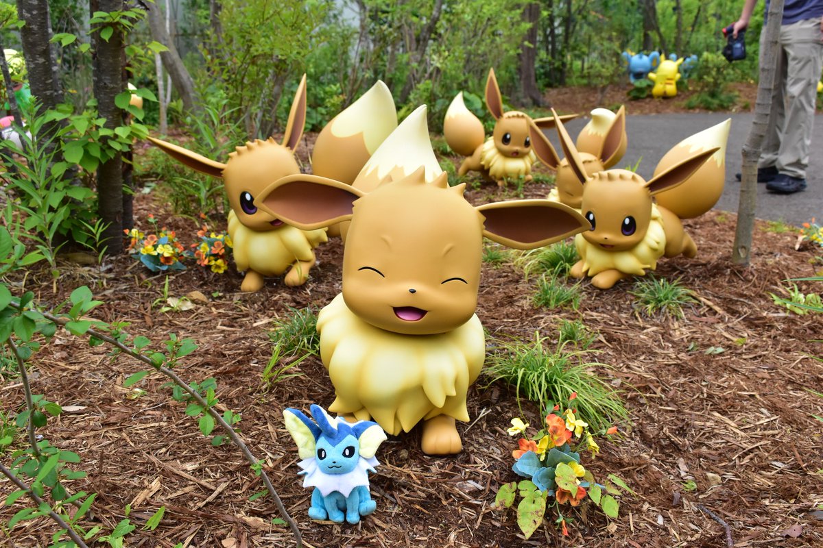 ポケパークカントーを満喫するシャワーズ君!!(ポケモンフォレスト編)1