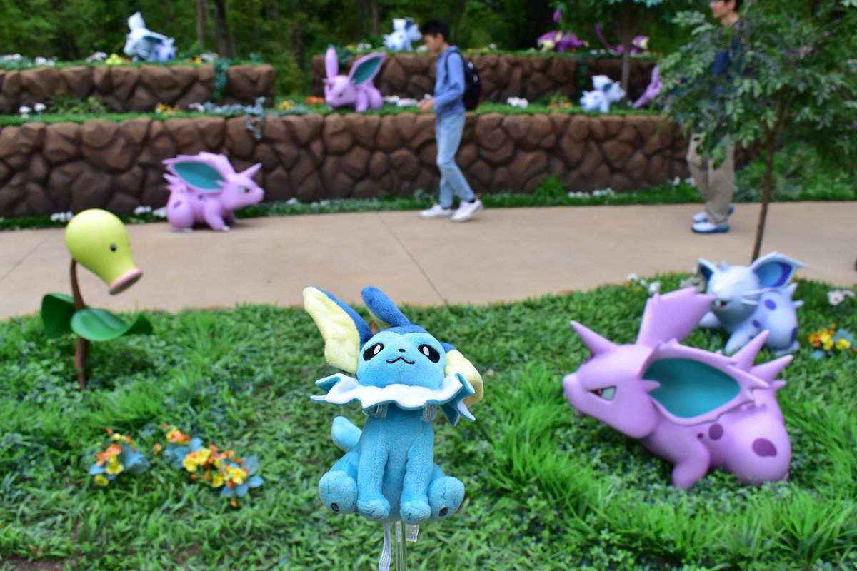 ポケパークカントーを満喫するシャワーズ君!!(ポケモンフォレスト編)1