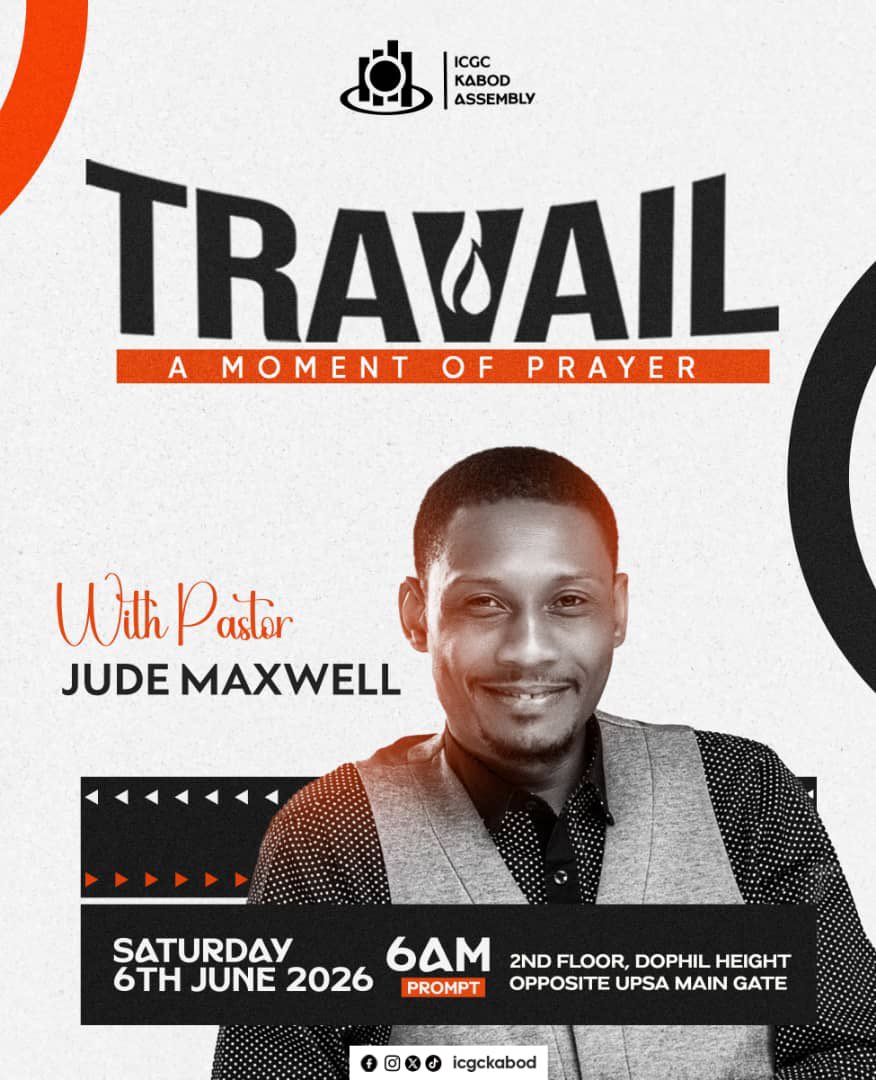 ICGCkabod's tweet photo. You can't miss TRAVAIL Saturday@6am.

Power will exchange hands. Jesus will be Glorified.

You shall prevail. You will  testify.Come with the family and friends. 

See you all on Saturday.
#Kingdom #Travail #ICGCKABOD #WEAREICGC https://t.co/glCorz8tsQ