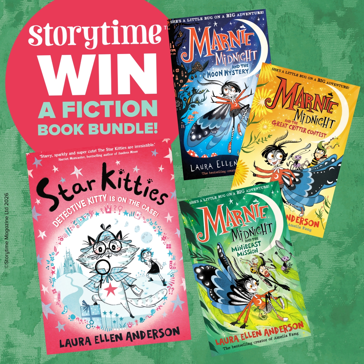 StorytimeMag's tweet photo. GIVEAWAY!
We’ve teamed up with bestselling author Laura Ellen Anderson to give a lucky reader a brilliant bundle including the brand-new Star Kitties series! To enter
FOLLOW @storytimemag
LIKE &amp; SHARE post
TAG friends 
Closes 11.59pm 31/7/26 UK only
T&amp;Cs https://t.co/OiTwKMaw80 https://t.co/npFTV6HAXL