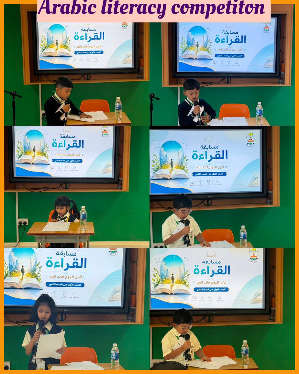 adiswathba's tweet photo. Language is the cornerstone of human connection, carrying profound power. It connects people, transmits cultures
Our Arabic Department conducted Arabic Teading Competition for students of grades 1 to 8. Our students participated with sincerity and made the program a success. https://t.co/wx4kYETvxL