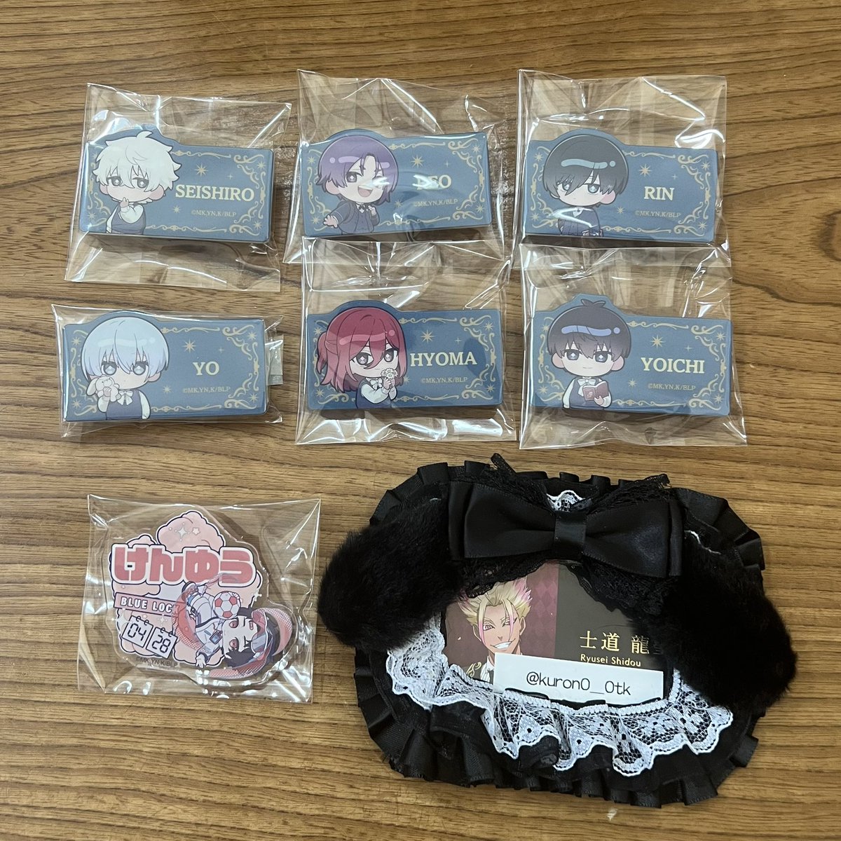 kuron0_0tk's tweet photo. 【譲渡】 ブルーロック 缶バッジ rabbit バレンタイン ラメキラ 執事の務め ネームバッジ スライダーポーチ

譲 画像
求 定価 + 送料

ALT1枚目ご確認ください。
郵送📮のみ
検索からもお声かけお待ちしております。 https://t.co/HYFDS5tqud