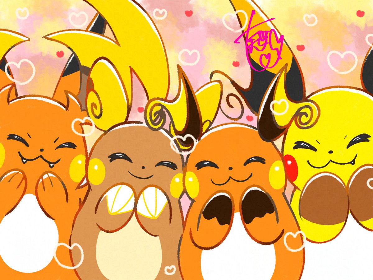 raichuu_pokemon's tweet photo. いろんなライチュウ⚡⚡⚡⚡ https://t.co/h1iZXWz41W