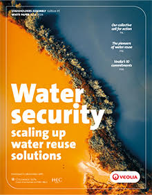 Veolia's tweet photo. 📣#PressRelease - Veolia’s Stakeholders Assembly calls for accelerated uptake of water reuse to strengthen water security.

Water security has become a strategically important issue for industrial and municipal stakeholders, whether their focus is on competitiveness, sovereignty, or public health. 

With water resources becoming increasingly scarce, Veolia is publishing a white paper on unlocking the financial and strategic potential of water reuse. 

34 international actors from its newly created Stakeholders Assembly, including economists, industrial companies, insurers, and public authority representatives from around the world, have worked side-by-side with #Veolia to propose a range of concrete actions to accelerate the uptake of innovative solutions to meet critical needs and respond to the urgency of the situation.

🔗Discover these solutions in the white paper and read the full press release: https://t.co/5Gd27ez4jH