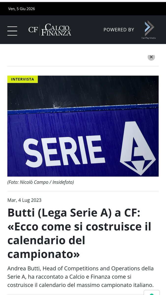 claudeherou2's tweet photo. Perché questa fretta di fare il #calendario di #serieA?
Nel bel mezzo di un indagine per frode sportiva con al centro l'#inter?
E perché continua a farli #Butti ,ex dipendente inter, dopo il disastro delle ultime giornate?

#interopoli #arbitrigraditi #butti #rocchi https://t.co/ynoiSUYVLM