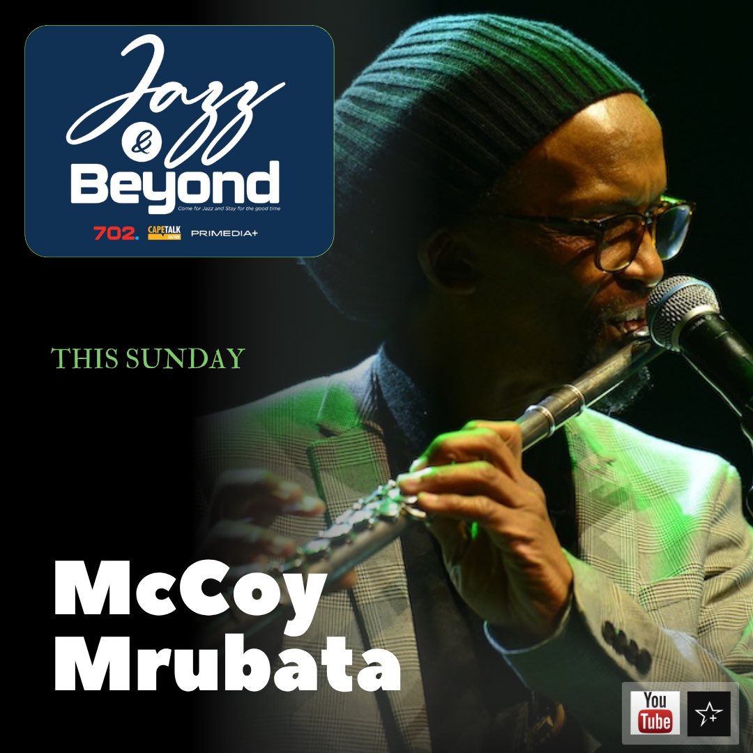 nothembaujx's tweet photo. This Sunday #JazzAndBeyond features reedman @McCoyMrubata a musician whose sound has carried the heartbeat of Langa, the spirit of South Africa &amp; the soul of African jazz for more than four decades.
“Come for the Jazz &amp; stay for a good time!” On @Radio702 @CapeTalk @PrimediaPlus https://t.co/RqGGHDJwyU