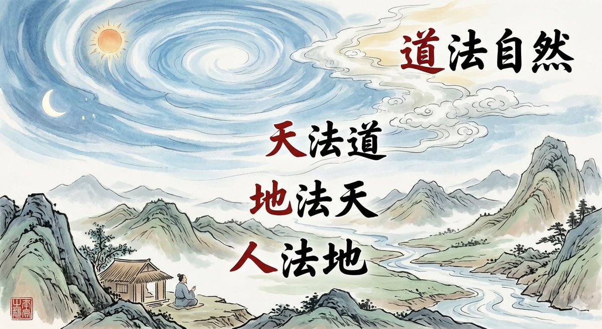 Isluckyethan's tweet photo. 人法地、地法天、天法道、道法自然. https://t.co/sxr6MJ7Pk5