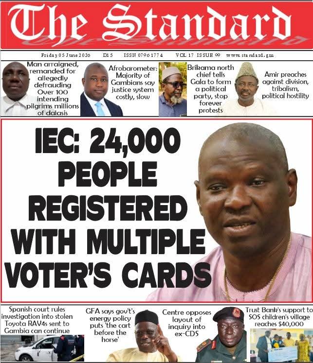 msbahdynamic's tweet photo. Gambia: Today's headlines https://t.co/PdEYclR9pb