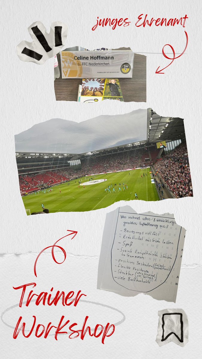 FFC_N's tweet photo. Neue Impulse für den Trainingsalltag: Unsere Trainerin Céline Hoffmann nahm auf Einladung des SWFV an einem Trainerworkshop mit Fortbildung, Praxiseinheiten und dem Besuch des Länderspiels Deutschland gegen Finnland teil. ⚽📚 

#ffc_n #niederkirchen #zsammstark #JungesEhrenamt https://t.co/AwVisO2Tvl