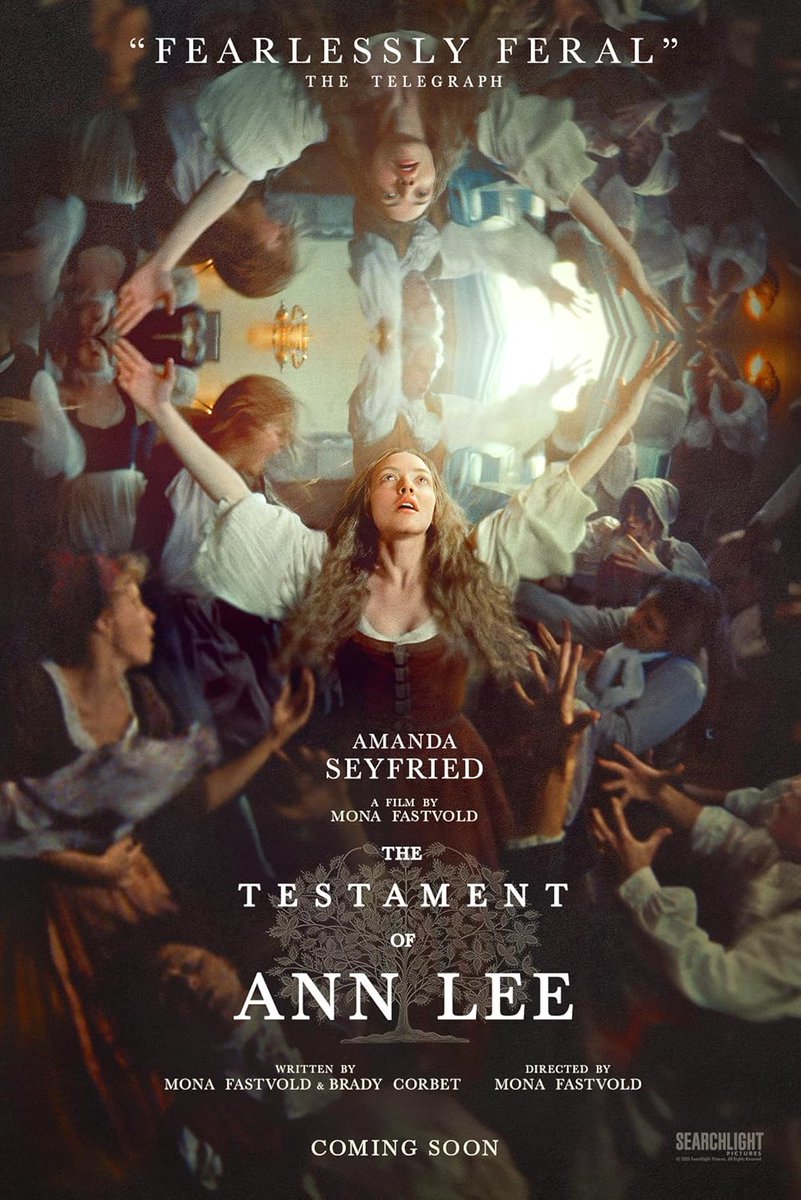 FilmsAficionado's tweet photo. The Testament of Ann Lee (2025)
A nonconventional film that is very good in its aesthetics but in the end, it didn't do it for me. I felt the narrative to be its weakest part, as it depended heavily on the voice over narration to tell its story and honestly... https://t.co/qgWDZKXVKN