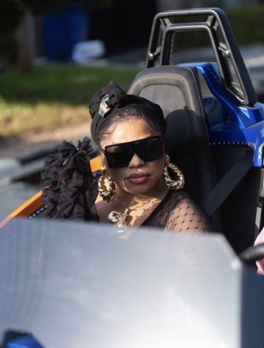 Bignazz1804's tweet photo. Rumor has it that failed musician Jaymopyper and confused-gender Bobrisky are in a relationship, as they were seen driving around Cape Town in their luxury car. https://t.co/4bUJsONx8E