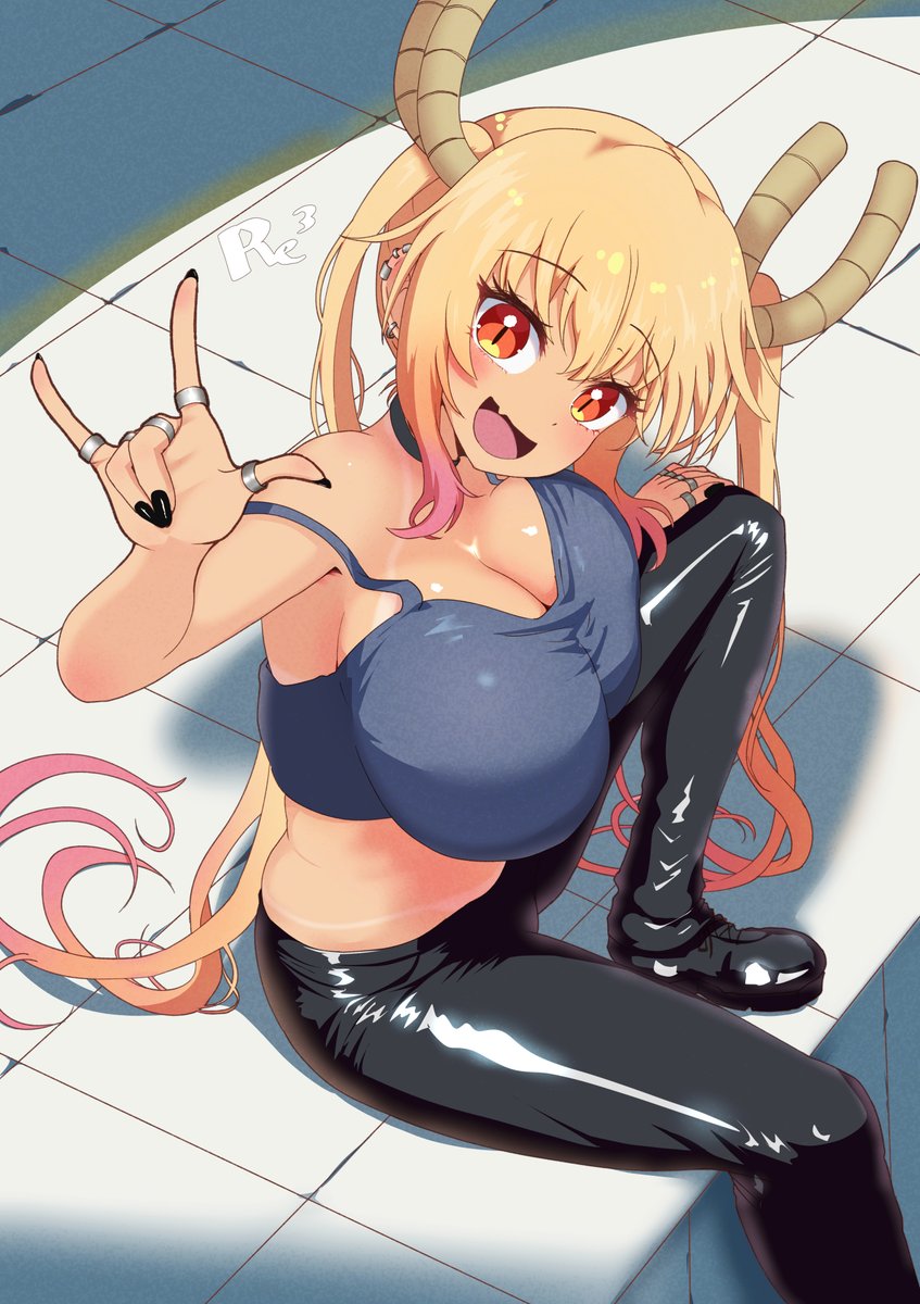 トール(小林さんちのメイドラゴン) 「日焼けトール」|れいわ れれれのイラスト