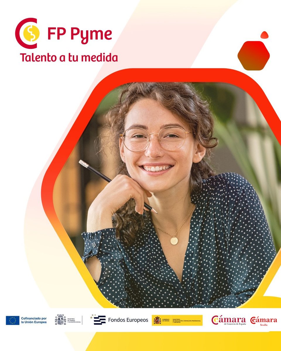 camaradesevilla's tweet photo. ✅¡Participa en el programa #FPPyme y conecta tu #empresa con nuevos #talentos!
💼Este programa que impulsamos desde la @camaradesevilla nace con el objetivo de conectar empresas con estudiantes de #FormaciónProfesional.
🤝Con un asesoramiento gratuito y guiado, te ayudamos a identificar perfiles profesionales adaptados a las necesidades de tu negocio.
¡Conoce más detalles en nuestra página web!⤵️
https://t.co/0BZ7PxDsZs
Programa cofinanciado por el Fondo Social Europeo+ #EuropaSeSiente @FondosUE_Esp, impulsado por la @camarascomercio y @educaciongob
#FPPyme #FPDual #FormaciónProfesional #Pymes #TalentoJoven #Empresa #CámaraDeComercio #FondoSocialEuropeoPlus