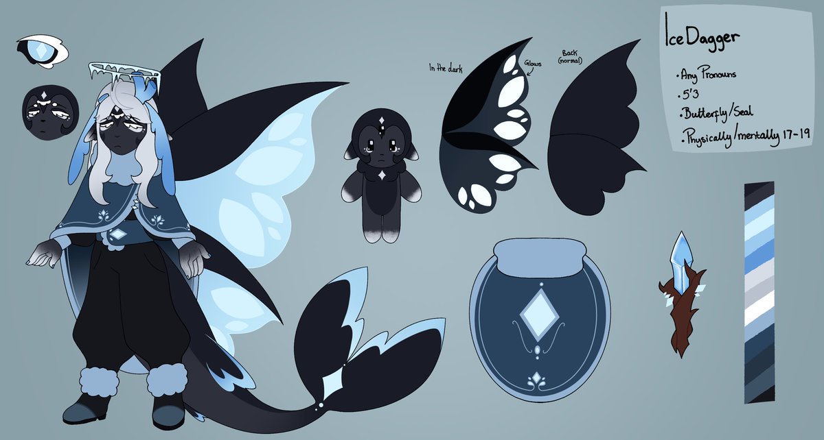 aBlizzardorTwo's tweet photo. Woah… Icedagger reference sheet……. Woah…… https://t.co/UCNizPrunv
