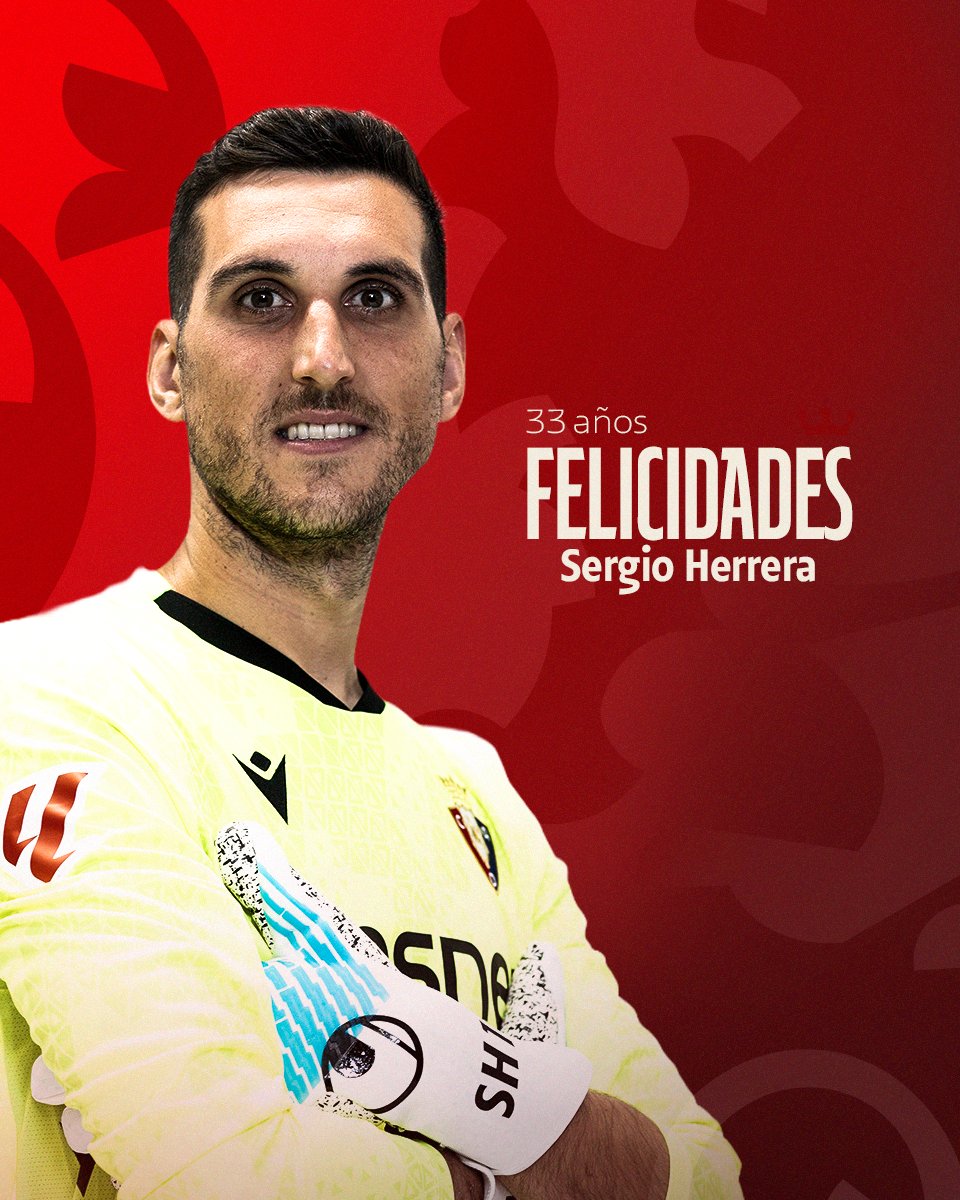 Osasuna's tweet photo. 🎂 ¡Hoy es el cumpleaños de Sergio Herrera!

¡Muchas felicidades, Sergio! Zorionak! https://t.co/K0nneKmDfz