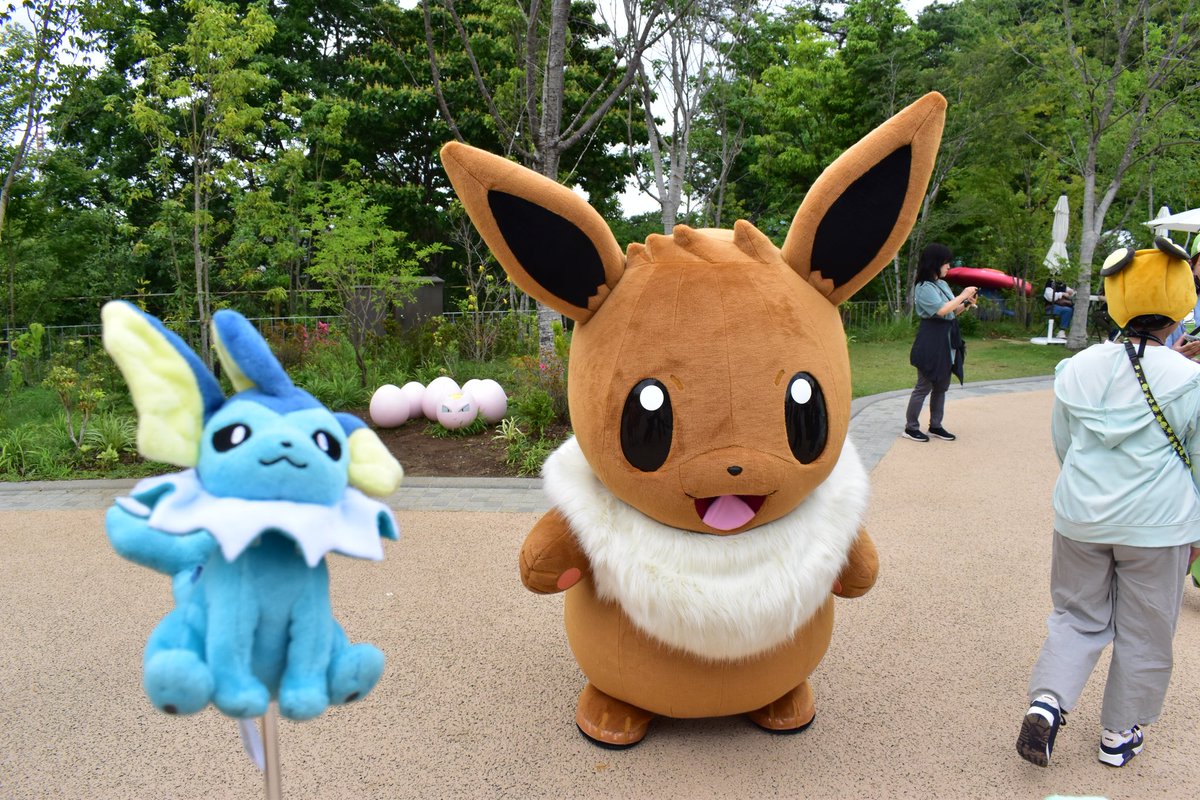 ポケパークカントーを満喫するシャワーズ君!!(カヤツリタウン編)1/4