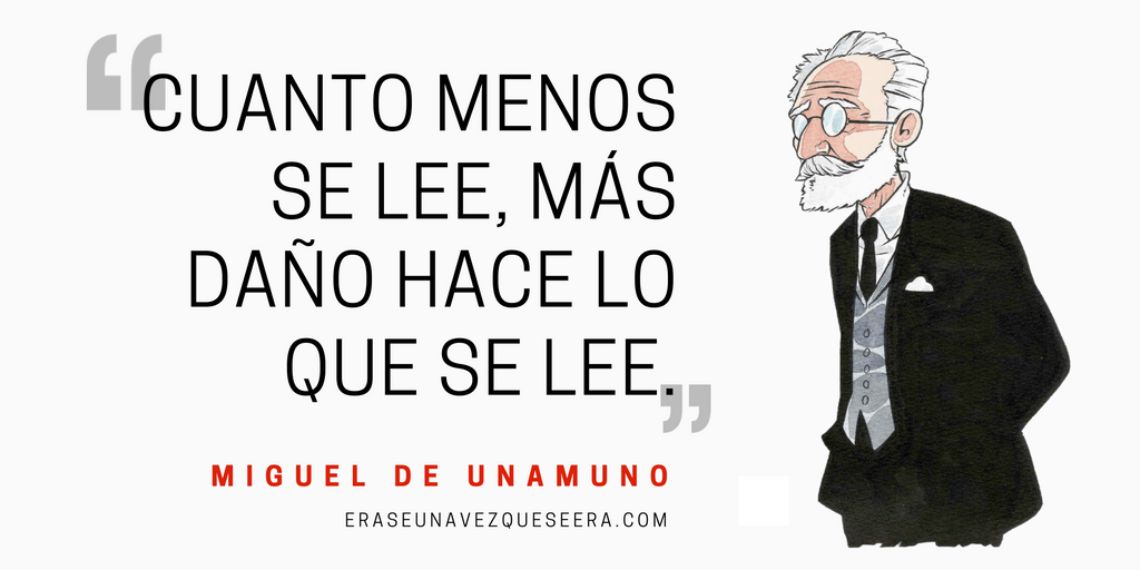 UnamunoAgain's tweet photo. "Cuanto menos se lee, más daño hace lo que se lee"

       Miguel de Unamuno https://t.co/J3YkPXTBx6