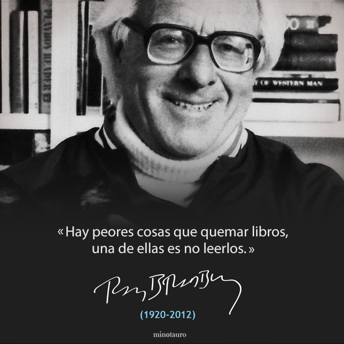 minotaurolibros's tweet photo. #TalDíaComoHoy, hace catorce años, nos dejaba @raybradbury, uno de los grandes genios de la imaginación fantástica del siglo XX. Su legado, sin embargo, sigue ardiendo —no en cenizas, sino en páginas que aún iluminan a lectores de todas las edades.

En este aniversario, nos gustaría abrir un pequeño rincón de memoria compartida: decidnos, ¿qué relato suyo os ha dejado una huella imborrable?

«Hay peores cosas que quemar libros; una de ellas es no leerlos.». Ray Bradbury (1920-2012)

▸ https://t.co/ufBPX3T7q3