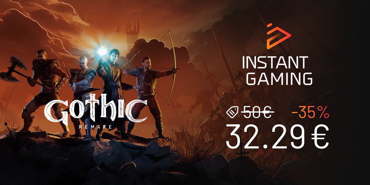 SajonArco's tweet photo. ⚒️ Gothic Remake trae de vuelta uno de los RPG más legendarios de la historia.
El clásico de 2001 regresa completamente renovado con Unreal Engine 5, gráficos espectaculares, controles modernizados y una ambientación mucho más inmersiva, pero manteniendo toda la esencia que hizo grande al original. 
Si te gustan los RPG de mundo abierto, la exploración libre y las aventuras con personalidad propia, ojo con este remake porque pinta MUY serio.

Recuerda que si compras o reservas usando mi URL, ayudas muchísimo al canal: 🐺👣🐾
https://t.co/zteS3xJRK8