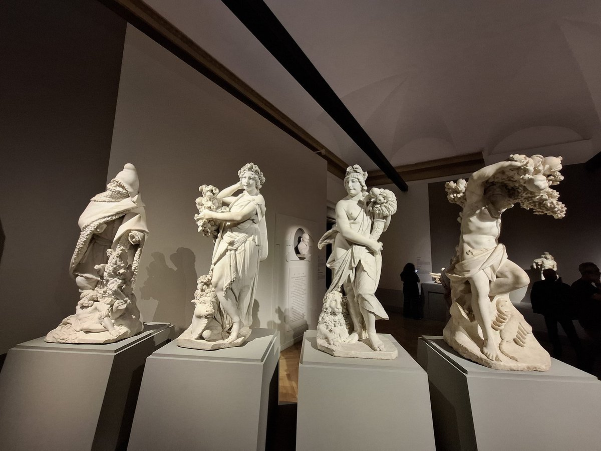 Benito_Navarret's tweet photo. Lss cuatro estaciones de la villa Aldobrandini identificadas por Federico Zeri como un trabajo de colaboración entre padre e hijo: Pietro y Gian Lorenzo 1619-20 #Bernini @BarberiniCorsin https://t.co/ZKedjE0wDa