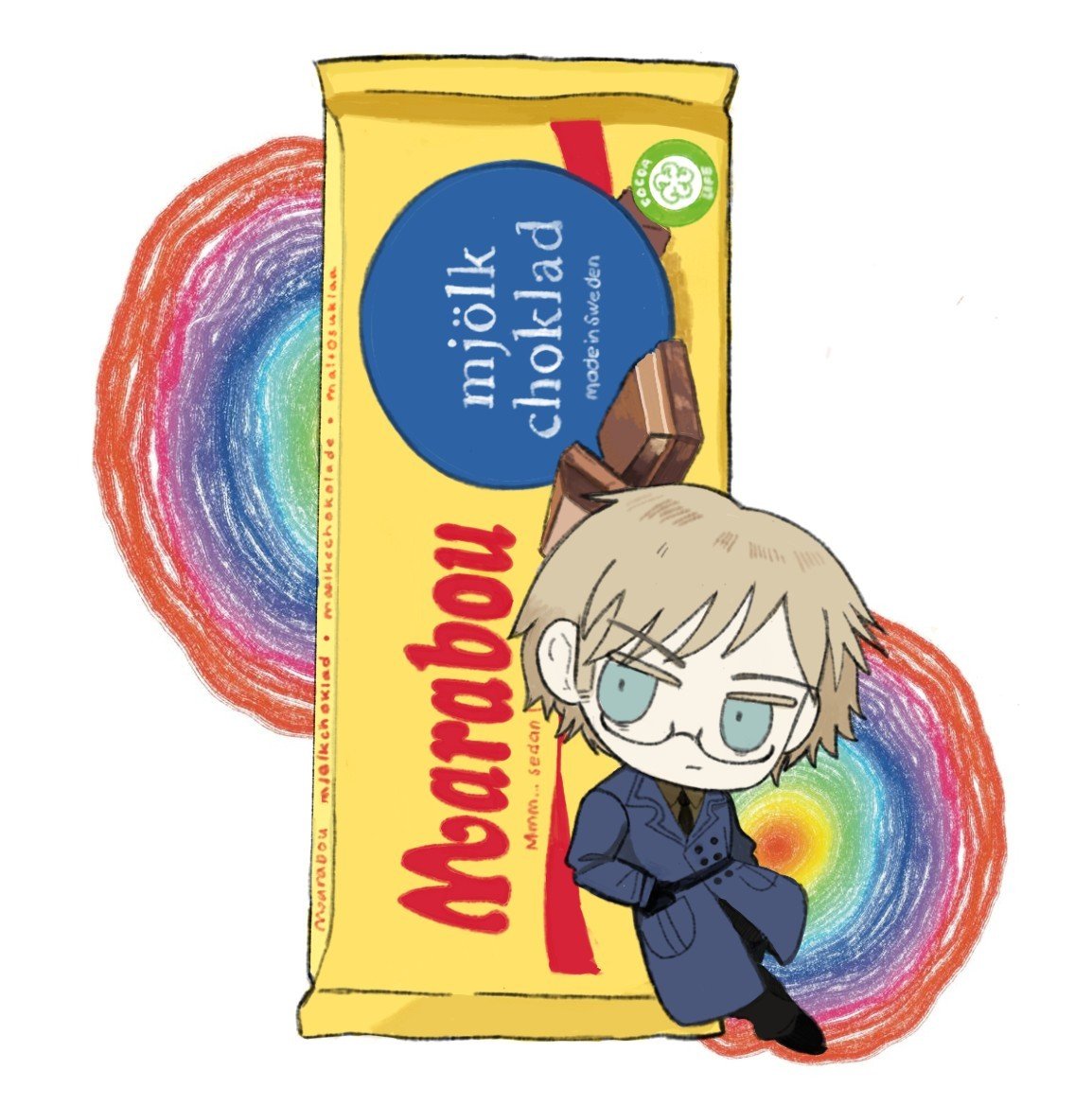 W0hnblumehxx's tweet photo. Choklad🇸🇪
#hetalia #aphSweden https://t.co/1De17kEZuf