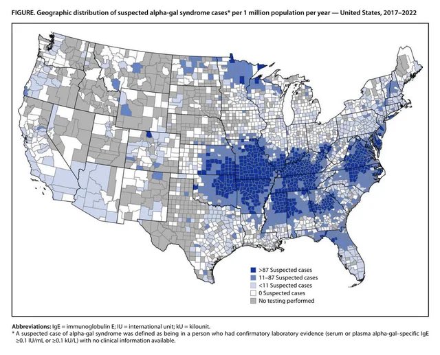 dwr's tweet photo. Using AI / data centers to help eliminate tick-borne diseases like Lyme and Alpha Gal feels like a great way to shift public opinion and win over a bipartisan group of senators. https://t.co/5L878hfGIO